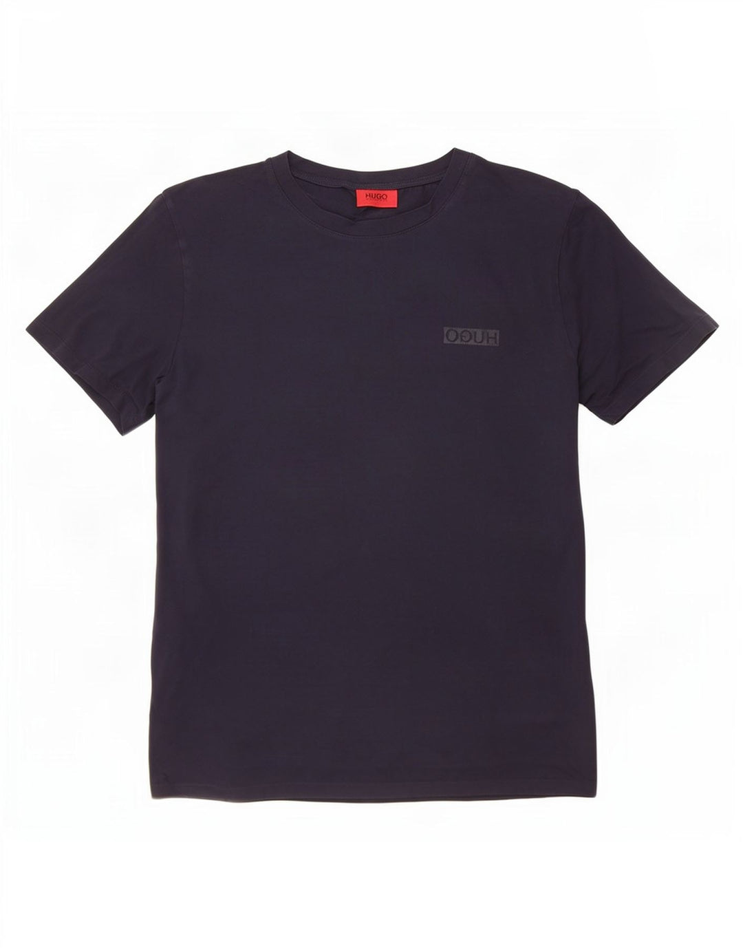 Hugo Boss Mens T-Shirt Top Medium Navy Blue Cotton