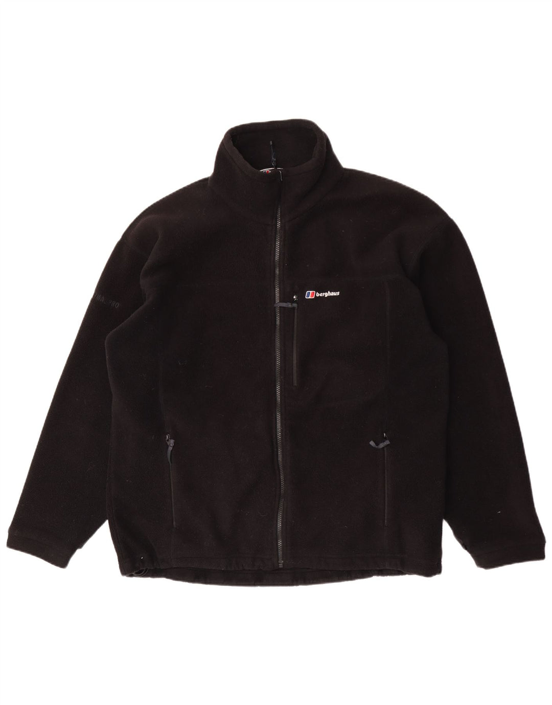 BERGHAUS Mens Liner Fleece Jacket UK 42 XL Black Polyester