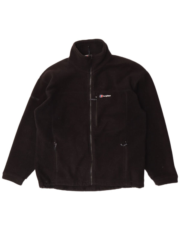 BERGHAUS Mens Liner Fleece Jacket UK 42 XL Black Polyester