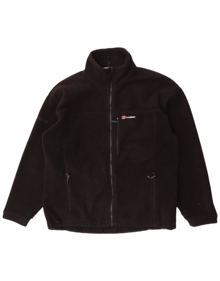BERGHAUS Mens Liner Fleece Jacket UK 42 XL Black Polyester
