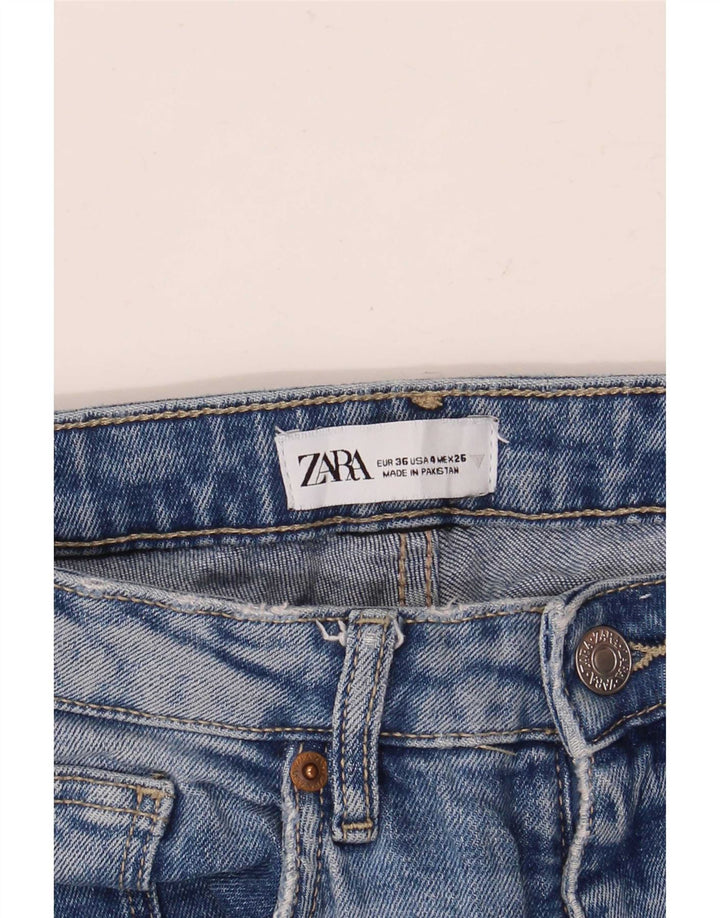 Zara Womens Bootcut Jeans EU 36 XS W26 L25 Blue