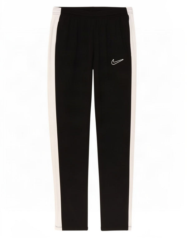 Nike Mens Dri Fit Tracksuit Trousers Medium Black Colourblock Polyester