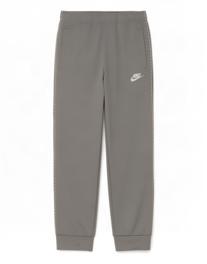 Nike Boys Tracksuit Trousers Joggers 12-13 Years Large Grey Polyester