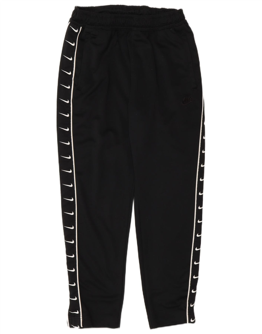 Nike Mens Graphic Tracksuit Trousers Large Black Polyester
