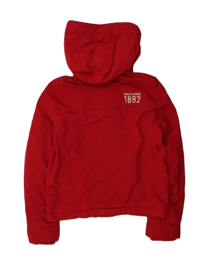 ABERCROMBIE & FITCH Boys Hooded Windbreaker Jacket 11-12 Years XL Red | Vintage Abercrombie & Fitch | Thrift | Second-Hand Abercrombie & Fitch | Used Clothing | Messina Hembry 