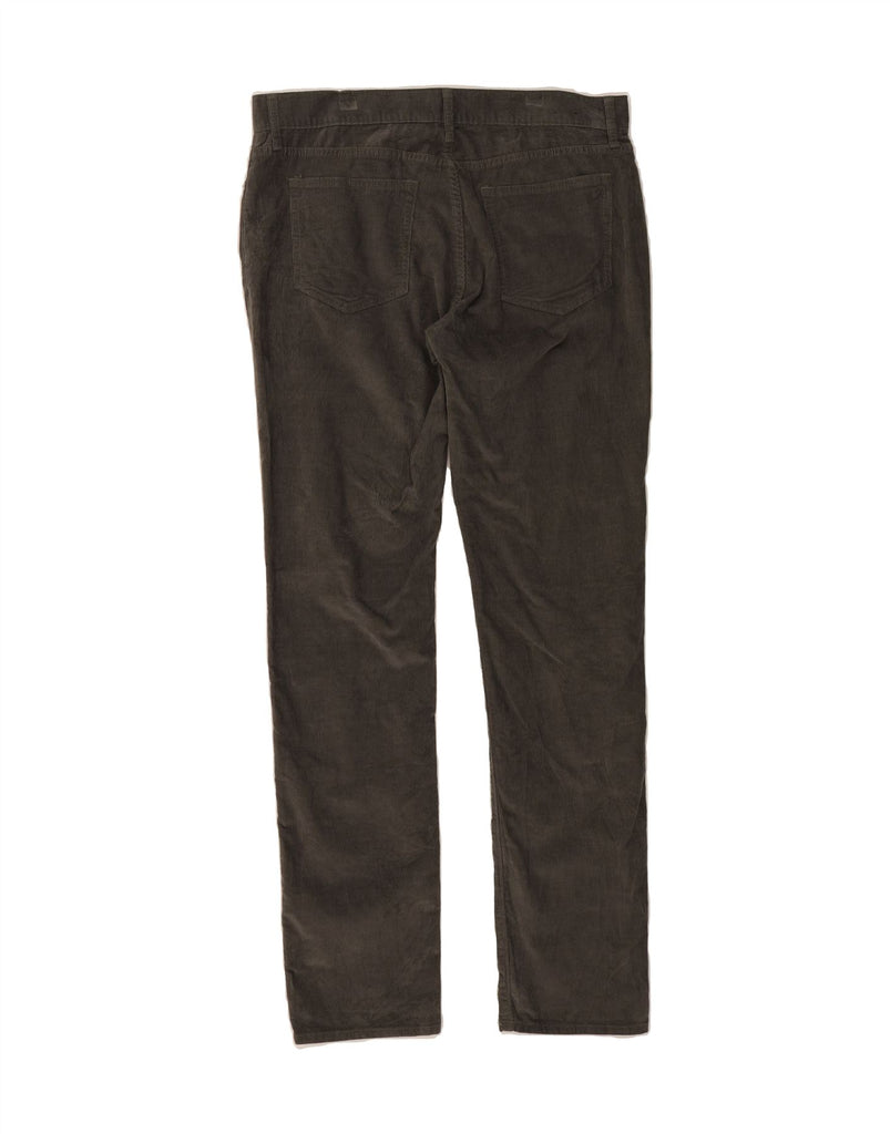 J. CREW Mens Flex Slim Corduroy Trousers W34 L34 Grey Cotton Vintage J. Crew and Second-Hand J. Crew from Messina Hembry 