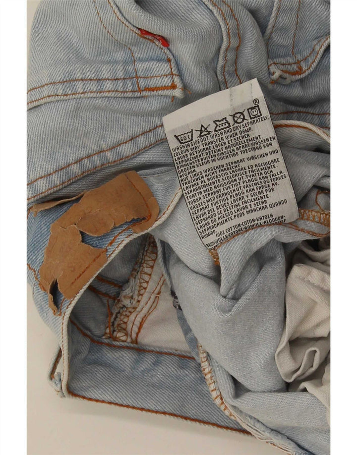 Levi's Mens 501 Denim Shorts Large W34 Blue Cotton