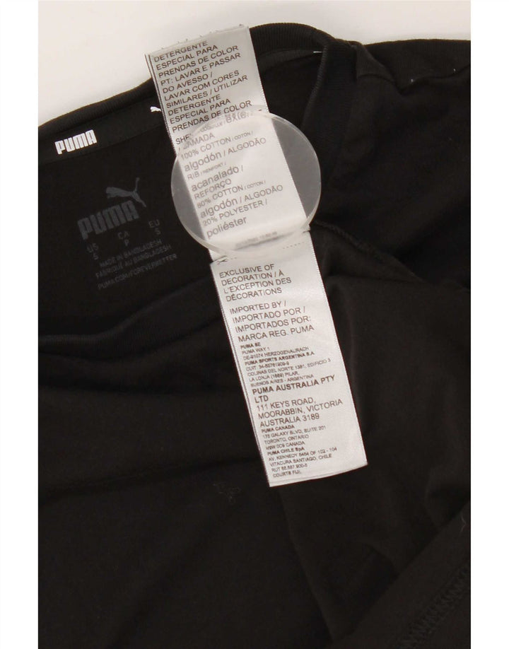 Puma Mens Vest Top Small Black Cotton