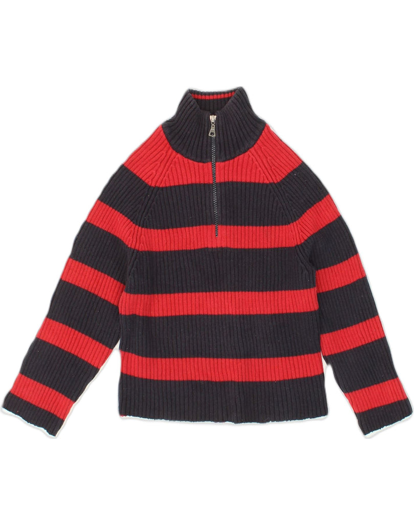 TOMMY HILFIGER Boys Zip Neck Jumper Sweater 7-8 Years Large  Red | Vintage Tommy Hilfiger | Thrift | Second-Hand Tommy Hilfiger | Used Clothing | Messina Hembry 