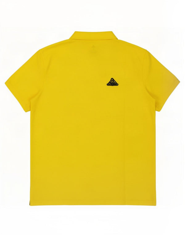 Adidas Mens Aeroready Polo Shirt XL Yellow Polyester