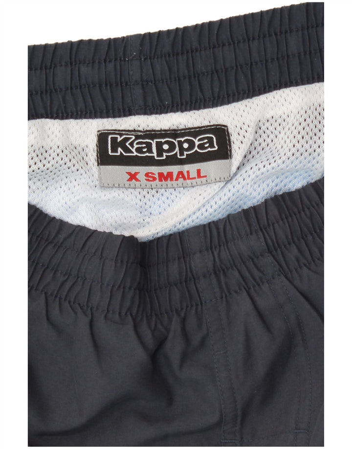 Kappa Mens Graphic Swimming Shorts XS  Navy Blue Colourblock Polyester