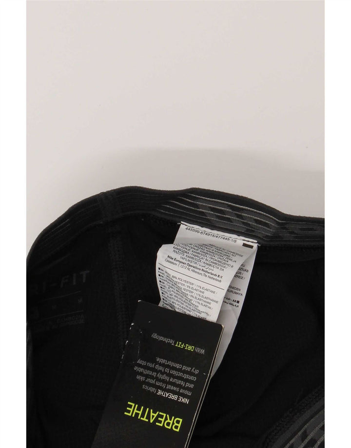 Nike Mens Dri Fit Graphic Leggings Medium Black Polyester