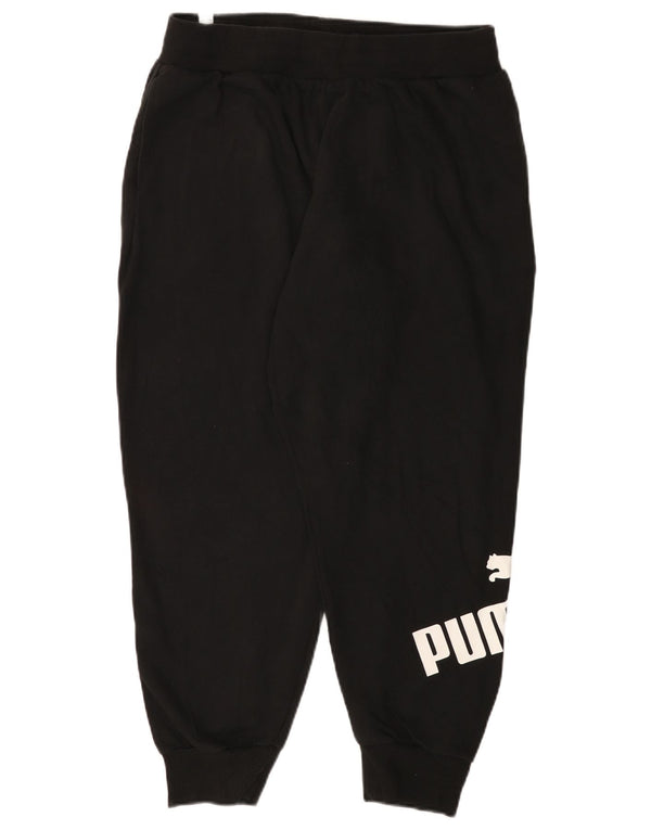 Puma Mens Graphic Tracksuit Trousers Joggers Large  Black Cotton