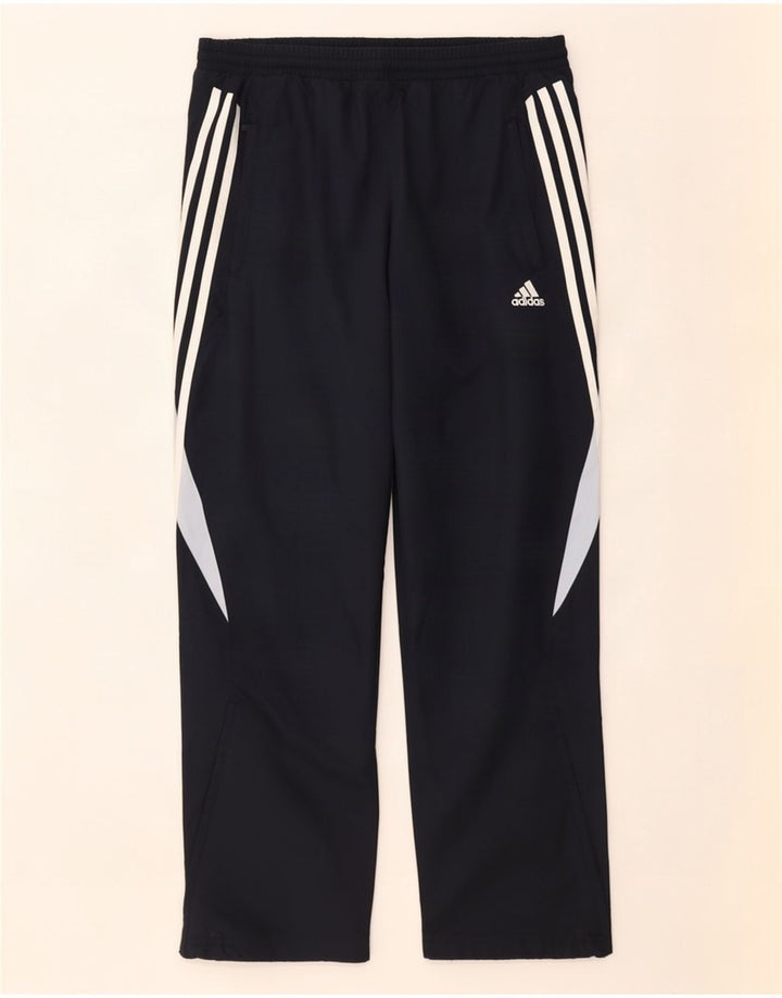Adidas Mens Clima 365 Tracksuit Trousers Medium Black Colourblock Polyester