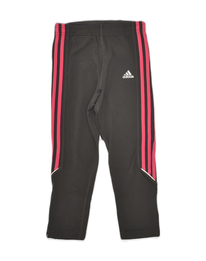 ADIDAS Womens Tracksuit Trousers UK 10 Small Black Polyamide | Vintage Adidas | Thrift | Second-Hand Adidas | Used Clothing | Messina Hembry 