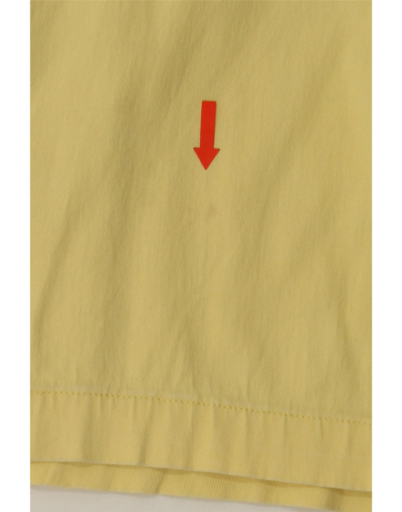 CHAPS Mens Stretch Chino Shorts W40 XL Yellow Cotton Vintage Chaps and Second-Hand Chaps from Messina Hembry 