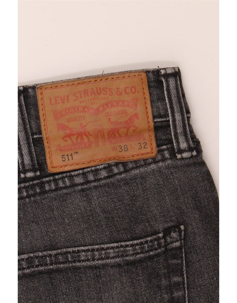 LEVI'S Mens 511 Slim Jeans W38 L32 Grey Cotton Vintage Levi's and Second-Hand Levi's from Messina Hembry 