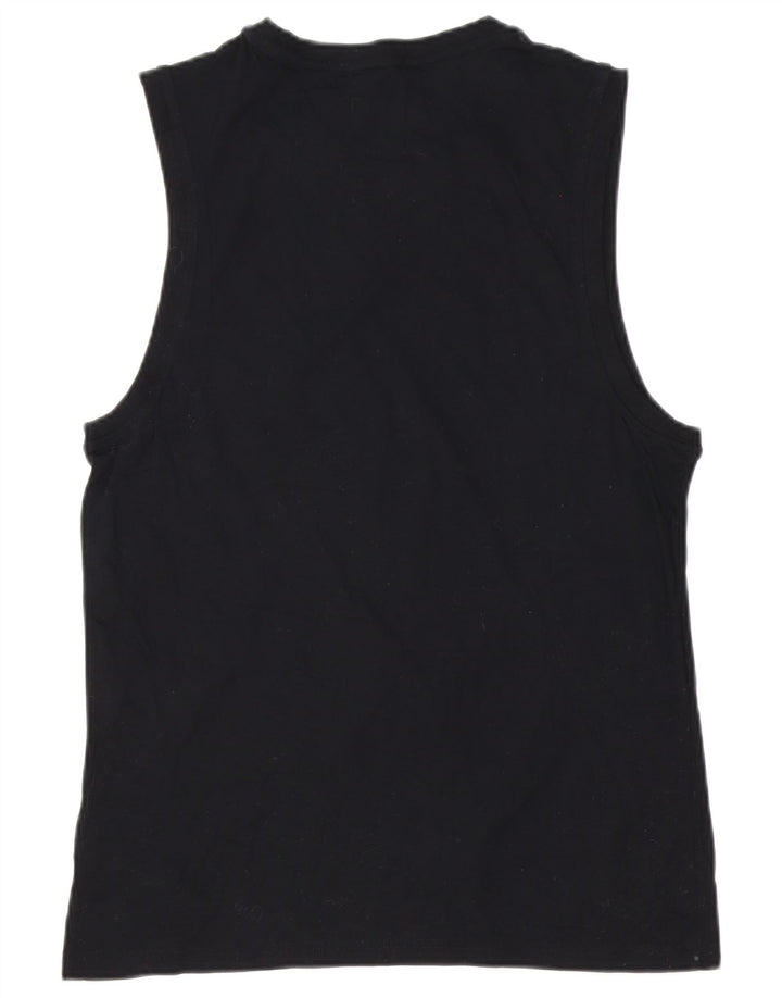 Marks & Spencer Mens Autograph Vest Top Medium Black Cotton