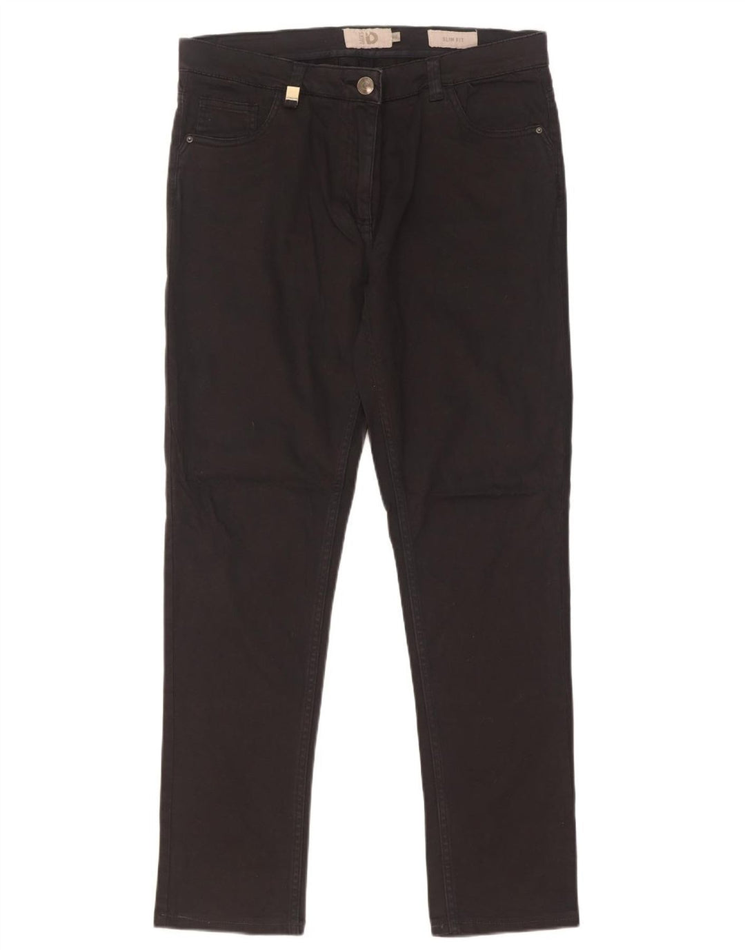 Dack's Womens Slim Jeans W32 L29 Black Cotton