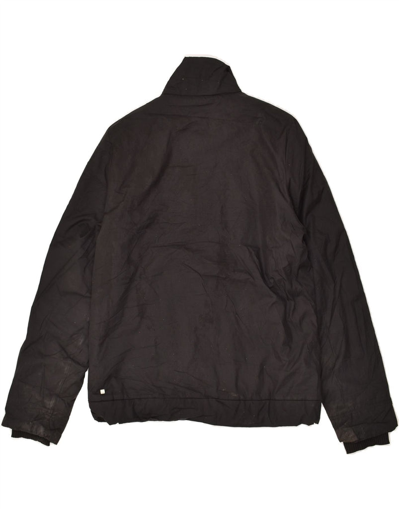 PUMA Womens Windbreaker Jacket UK 12 Medium Black Vintage Puma and Second-Hand Puma from Messina Hembry 