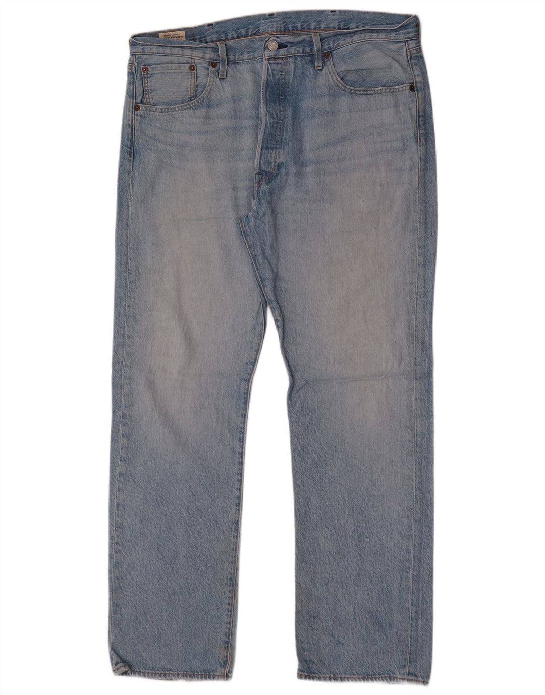 Levi's Mens 501 Straight Jeans W38 L32 Blue Cotton