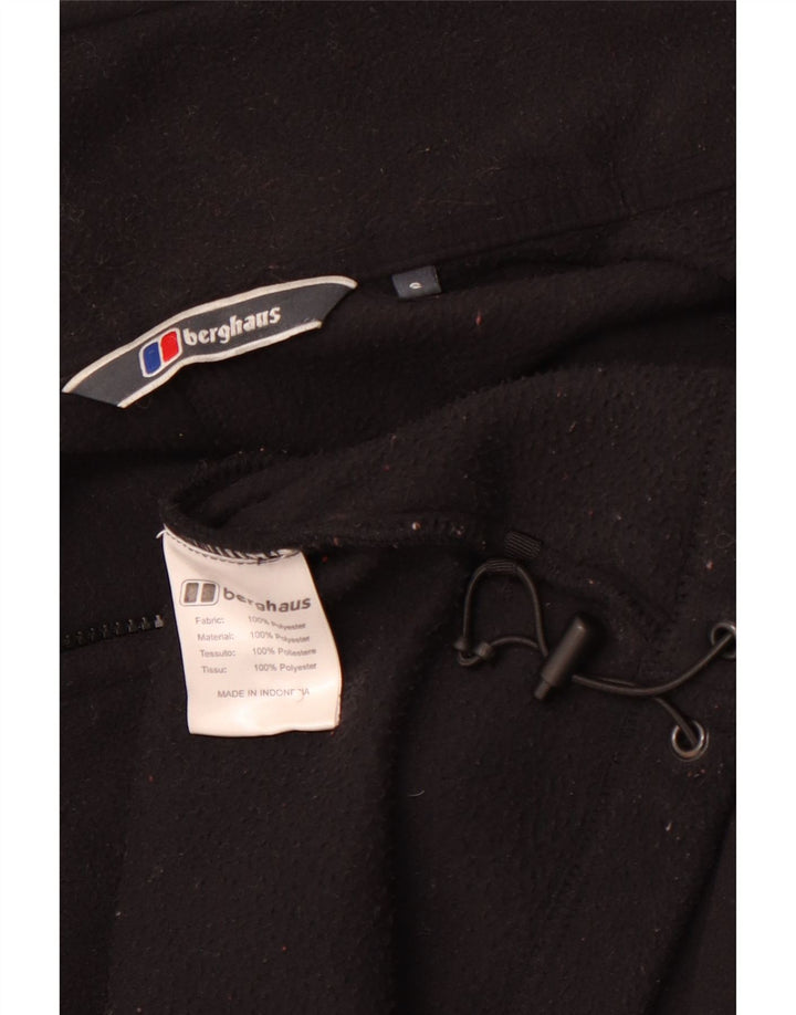 BERGHAUS Mens Fleece Jacket UK 36 Small Black Polyester