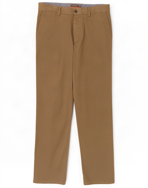 Dockers Mens Straight Chino Trousers W32 L32 Beige Cotton
