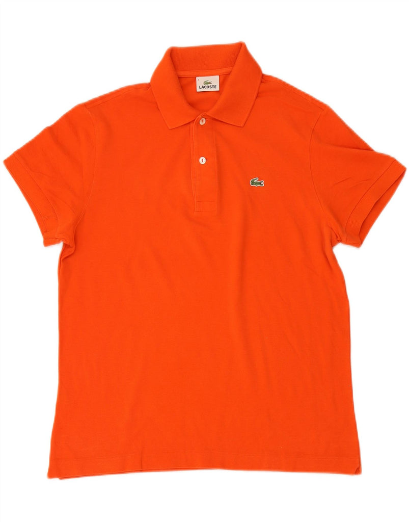 LACOSTE Mens Polo Shirt Size 4 Medium Orange Cotton Vintage Lacoste and Second-Hand Lacoste from Messina Hembry 