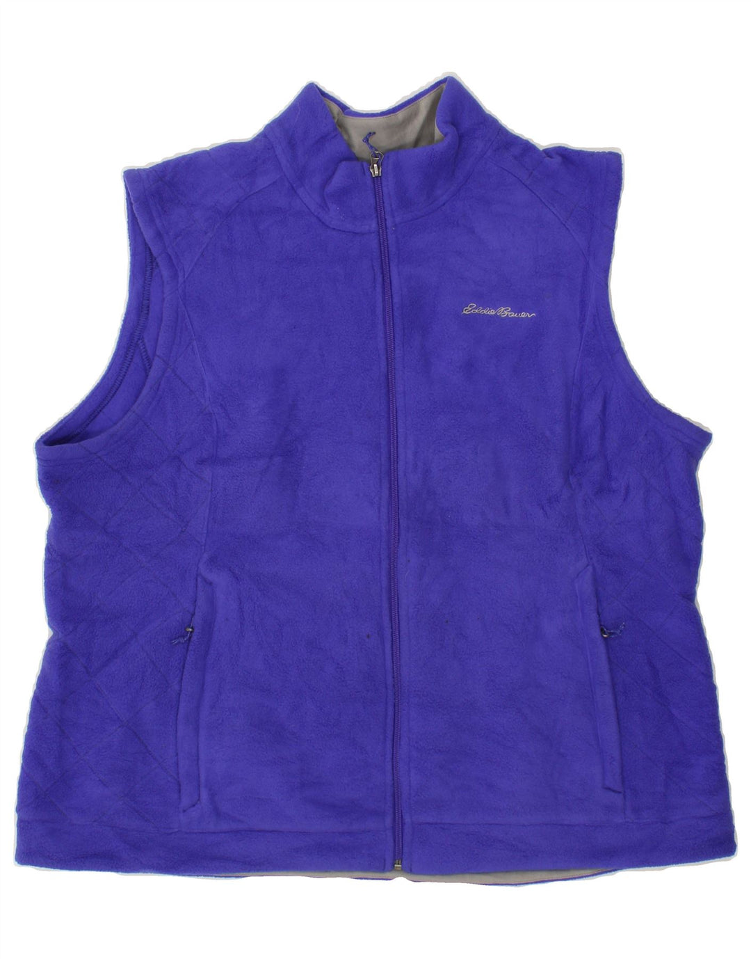 EDDIE BAUER Womens Fleece Gilet UK 20 2XL Purple Polyester Vintage Eddie Bauer and Second-Hand Eddie Bauer from Messina Hembry 