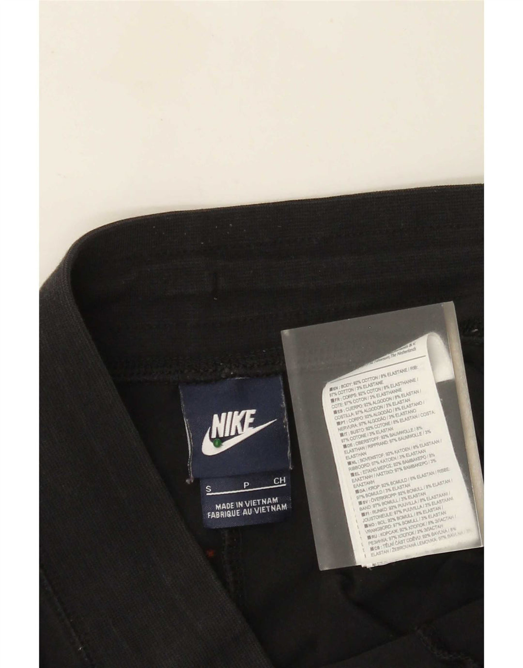 Nike Womens Sport Shorts UK 10 Small Black Cotton