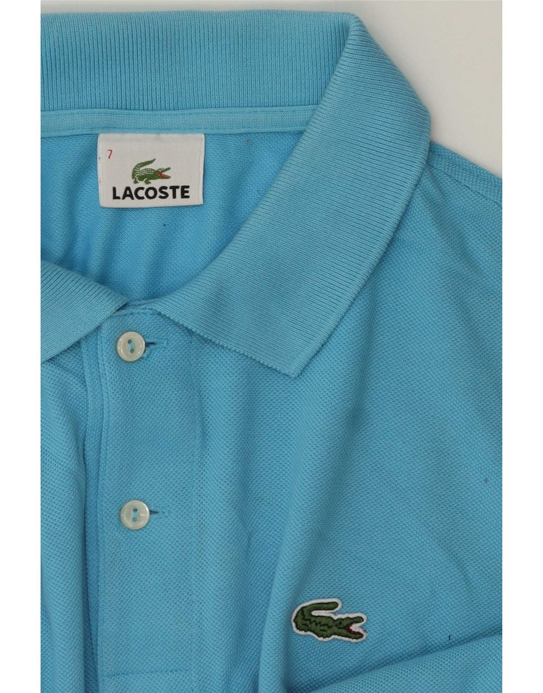 Lacoste Mens Polo Shirt Size 7 2XL Blue