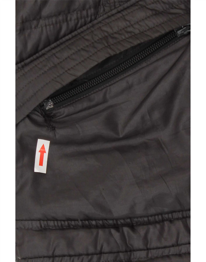 Bomboogie Womens Hooded Oversized Padded Jacket US 1 XS Grey Polyester