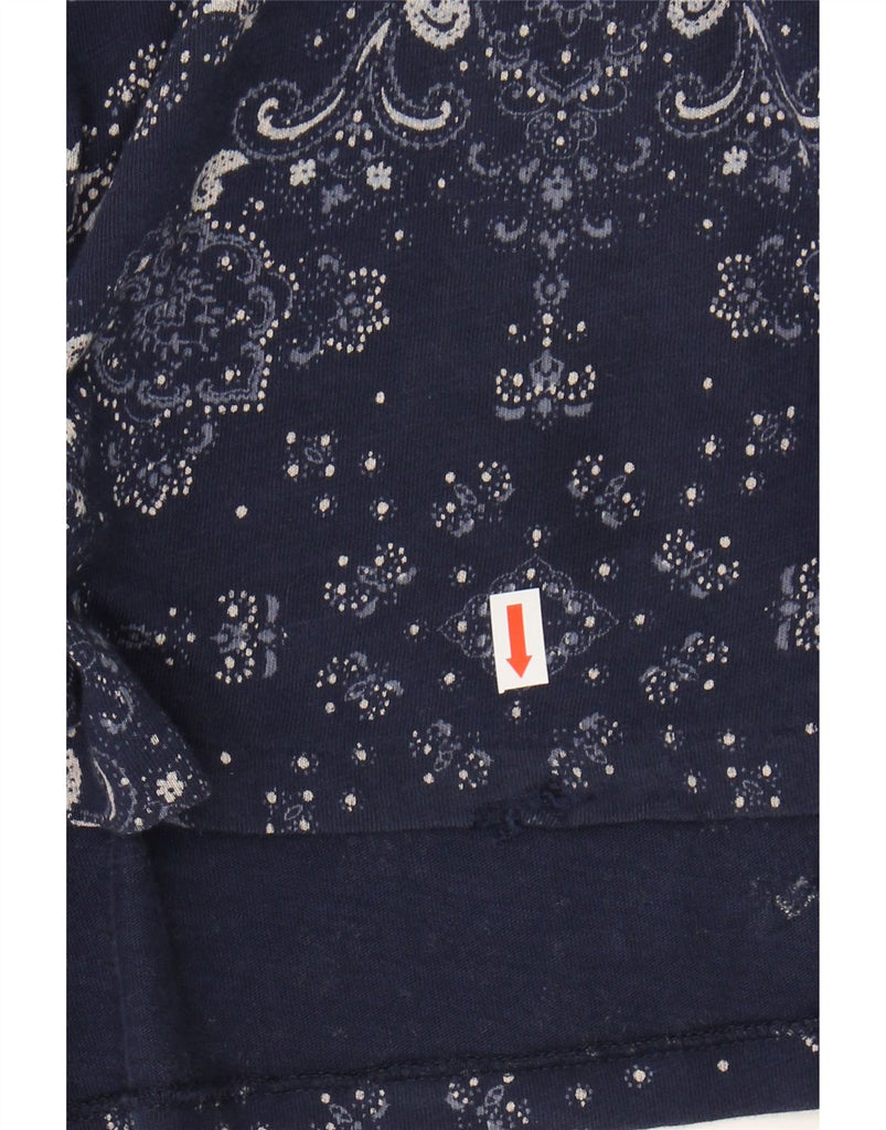 POLO RALPH LAUREN Womens Sheath Dress UK 10 Small Navy Blue Paisley Vintage Polo Ralph Lauren and Second-Hand Polo Ralph Lauren from Messina Hembry 