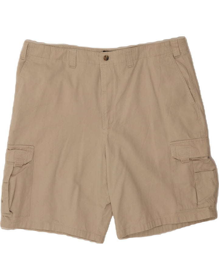 EDDIE BAUER Mens Cargo Shorts Size 2XL W42  Beige Cotton Vintage Eddie Bauer and Second-Hand Eddie Bauer from Messina Hembry 