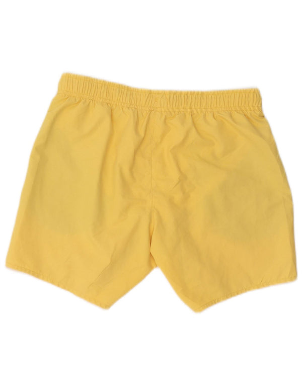 Lacoste Womens Swimming Shorts UK 10 Small  Yellow Polyester