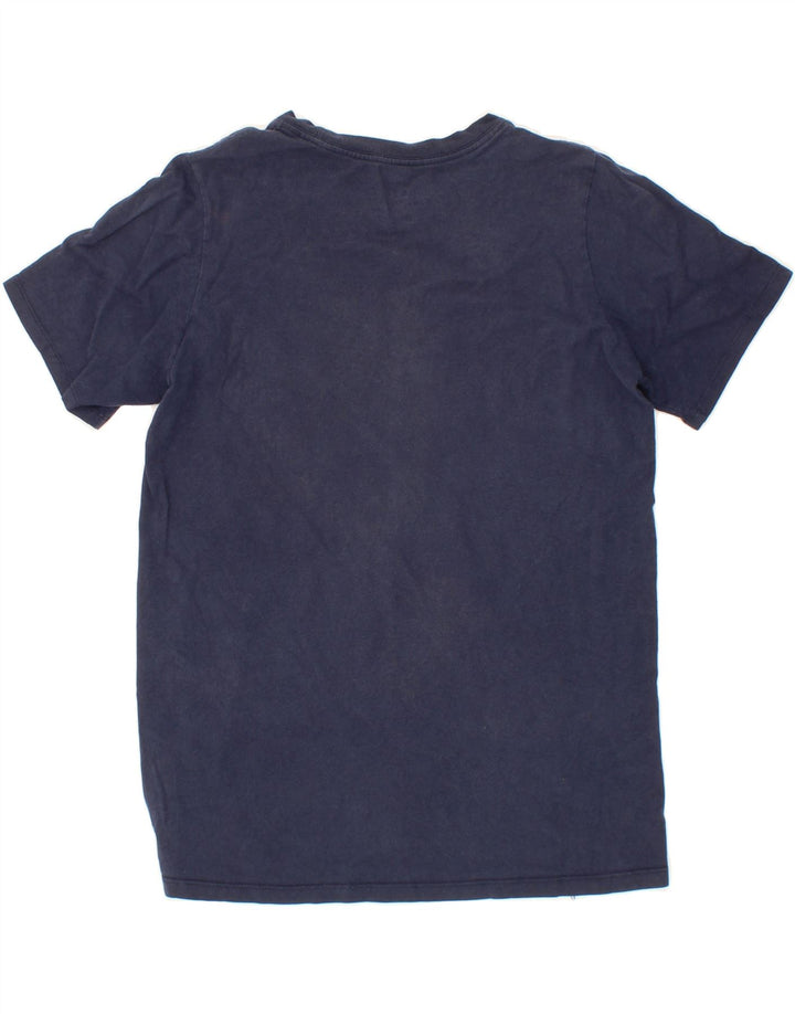 NIKE Womens Graphic T-Shirt Top UK 14 Large Navy Blue Vintage Nike and Second-Hand Nike from Messina Hembry 