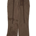 Max & Co. Womens Cropped Trousers UK 16 Large W34 L24 Brown