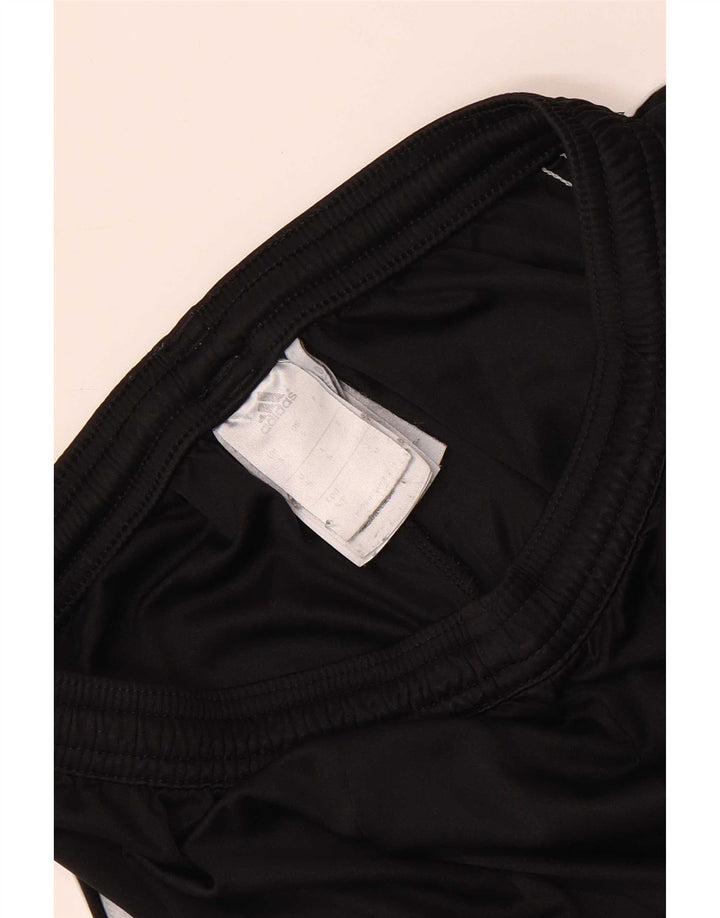 Adidas Mens Climalite Sport Shorts Small Black Colourblock Polyester