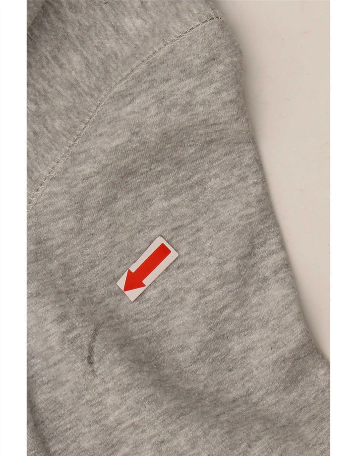 French Connection Mens Zip Hoodie Sweater Small Grey Flecked