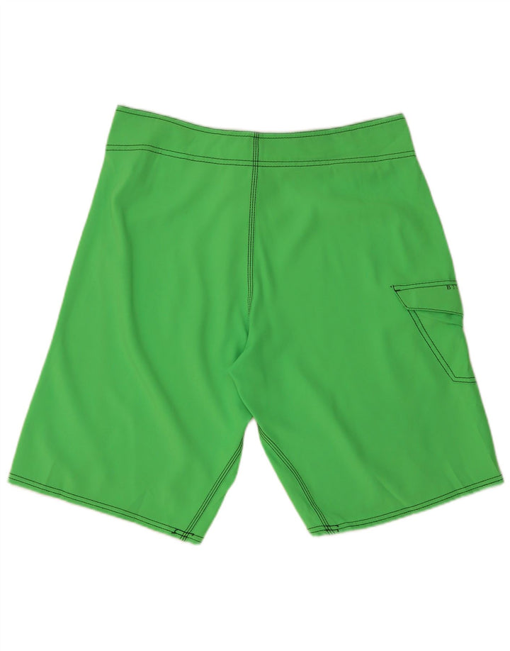 Billabong Mens Swimming Shorts Medium  Green Polyester