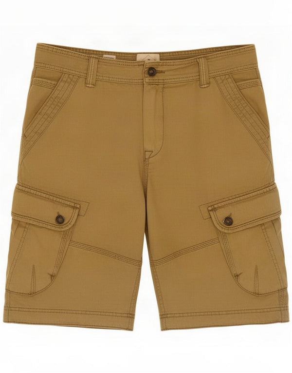 White Stuff Mens Cargo Shorts Large W36 Khaki Cotton
