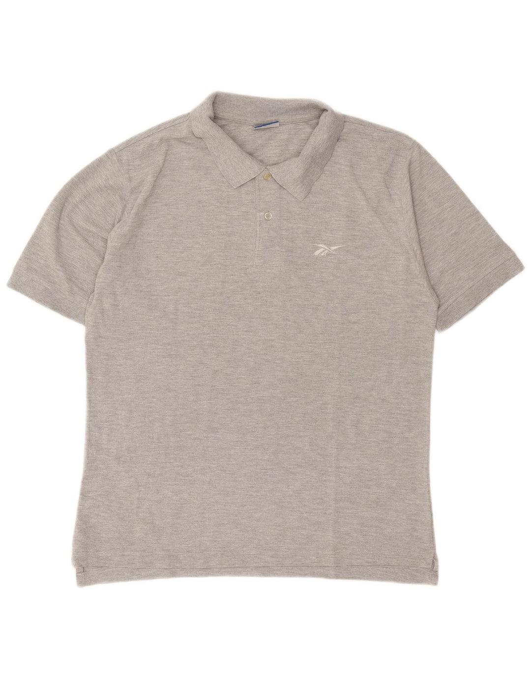 Reebok Mens Polo Shirt XL Grey Cotton