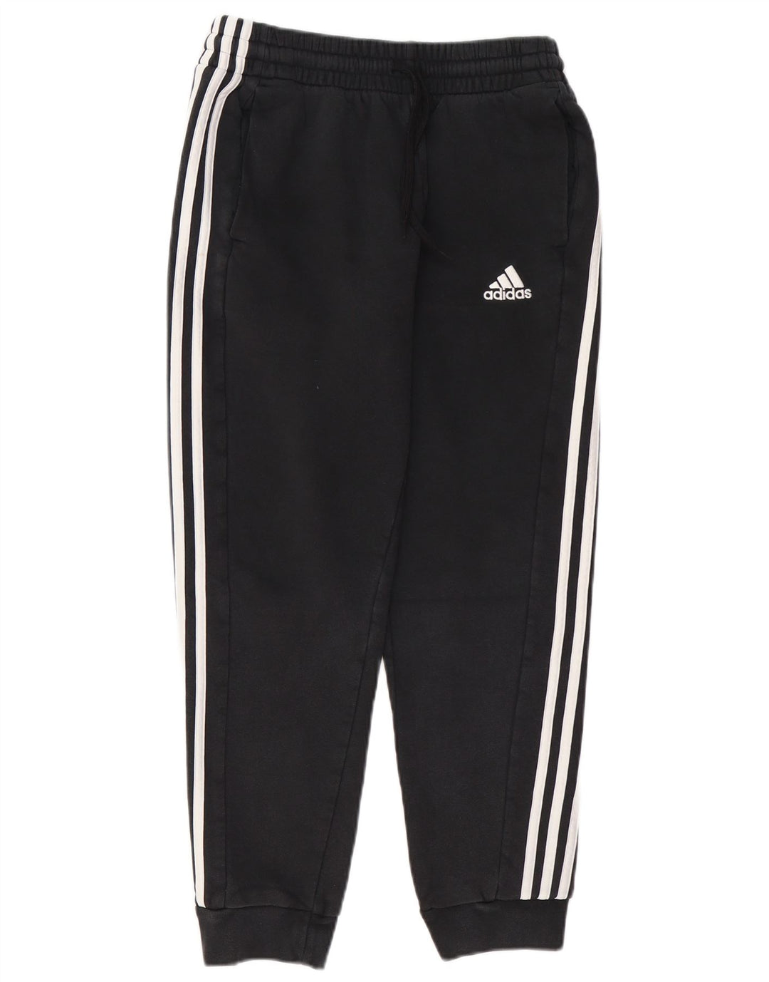 ADIDAS Mens Tracksuit Trousers Joggers Medium  Black Cotton