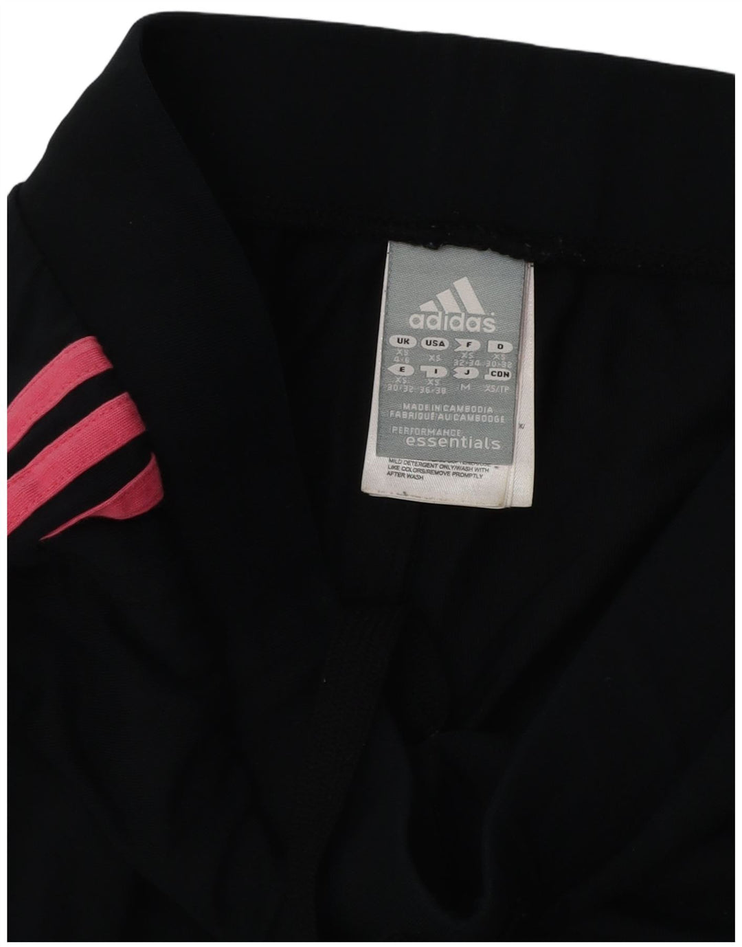 ADIDAS Womens Climalite Tracksuit Trousers Joggers UK 4/6 XS  Black Cotton