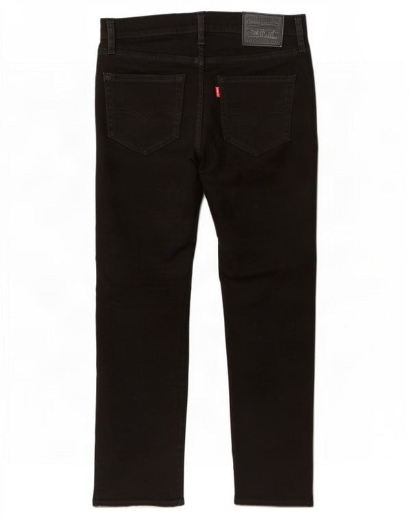 Levi's Mens 512 Slim Tapered Jeans W29 L32 Black Cotton