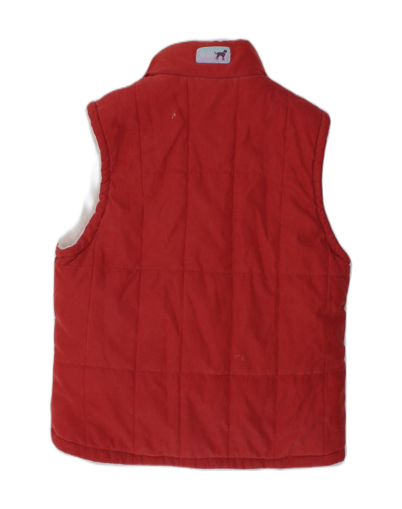 JOULES Girls Sherpa Gilet 4-5 Years Red | Vintage Joules | Thrift | Second-Hand Joules | Used Clothing | Messina Hembry 