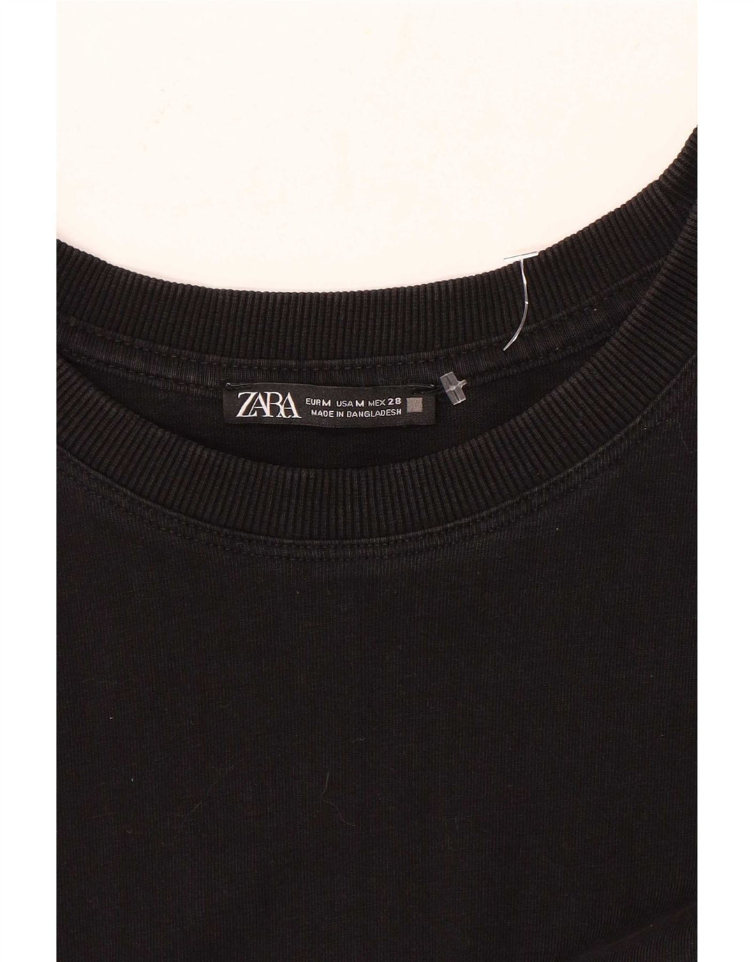 Zara Womens Long Sleeve Tiered Dress UK 14 Medium Black