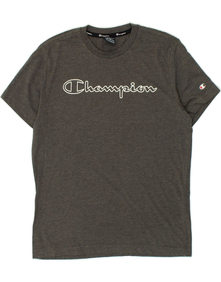 CHAMPION Mens Graphic T-Shirt Top Small Grey Cotton Vintage Champion and Second-Hand Champion from Messina Hembry 