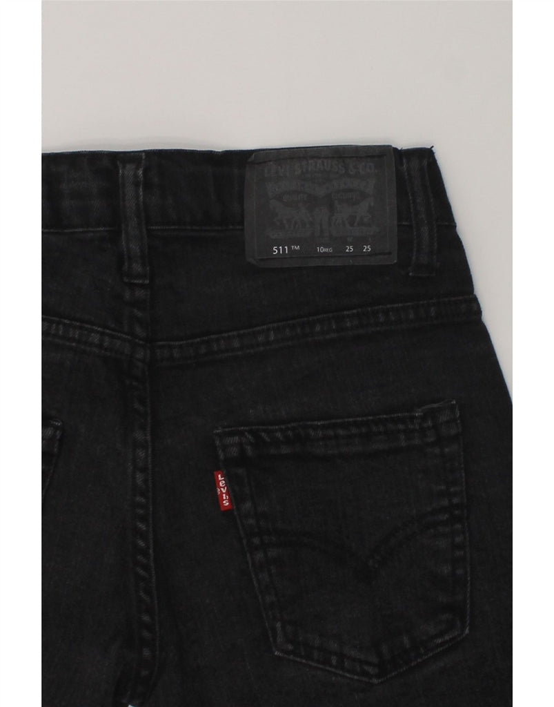 LEVI'S Boys 511 Slim Jeans 9-10 Years W25 L25  Black Cotton | Vintage Levi's | Thrift | Second-Hand Levi's | Used Clothing | Messina Hembry 