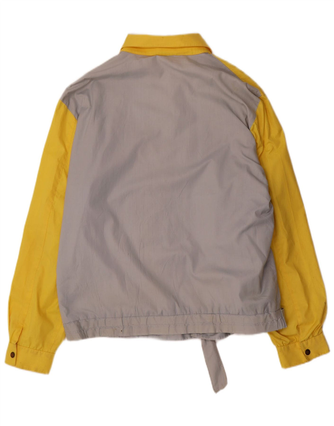 Sportman Mens Bomber Jacket IT 52 XL Yellow Colourblock